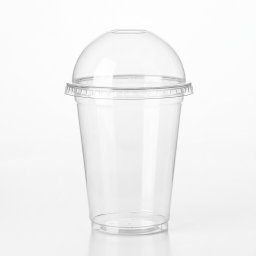 VASO 10 OZ TAPA DOMO PET