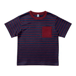 KAOS OVERSIZE POCKET SALUR NAVY RED