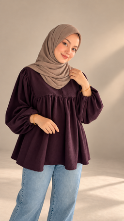 🤎 Bella Puff Top