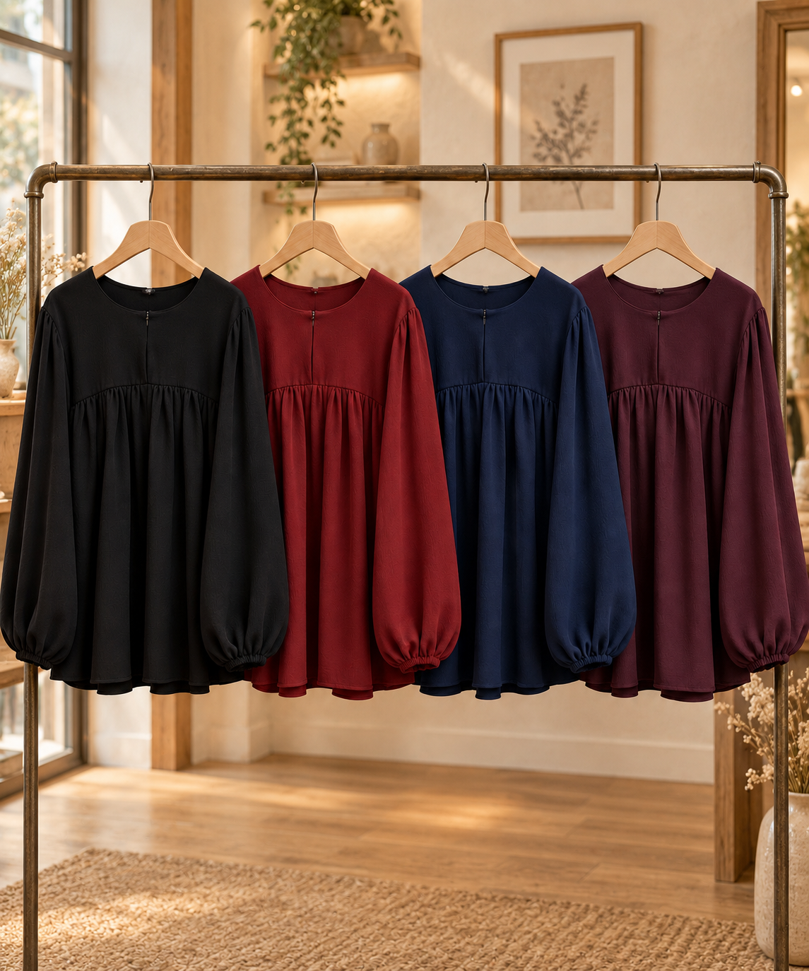 🤎 Bella Puff Top_2