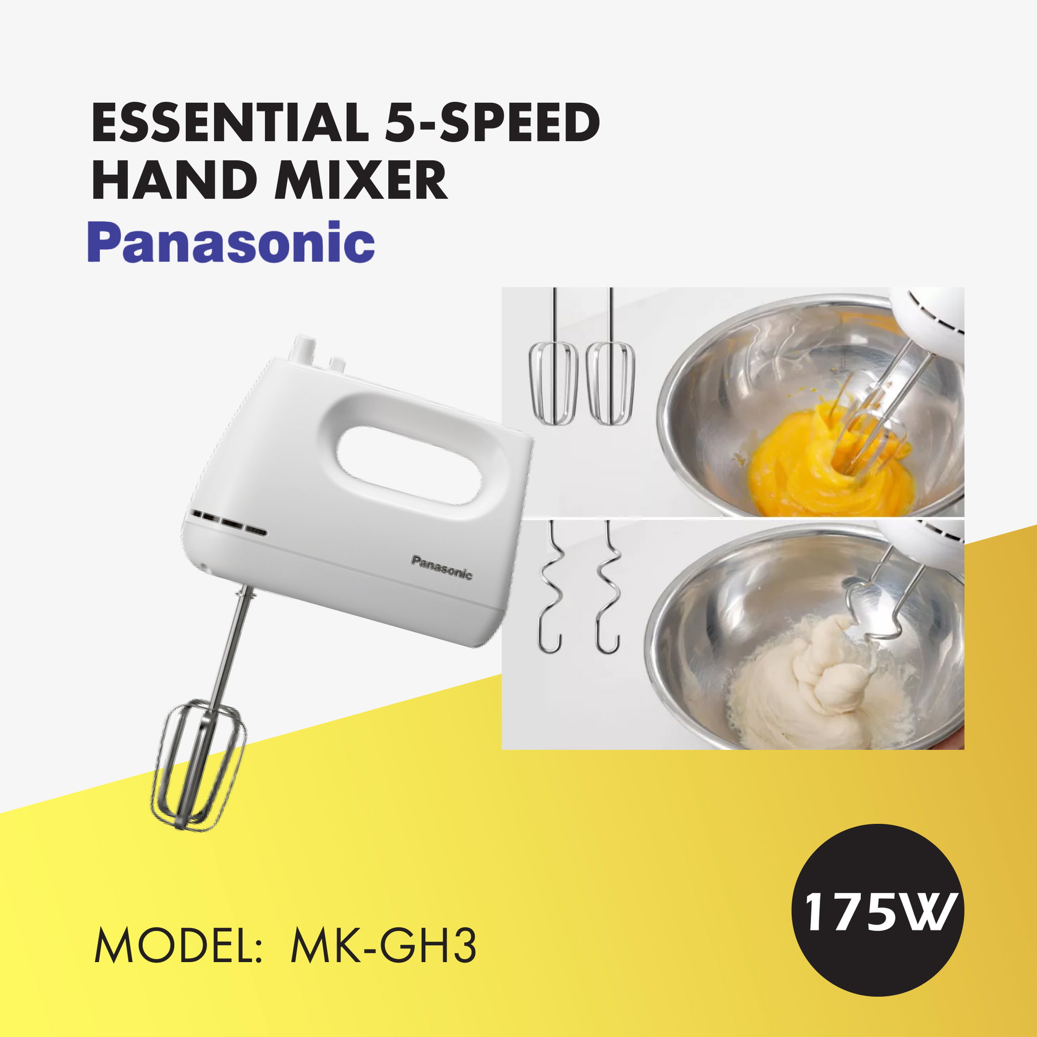 Panasonic 5-speed hand mixer MK-GH3_0