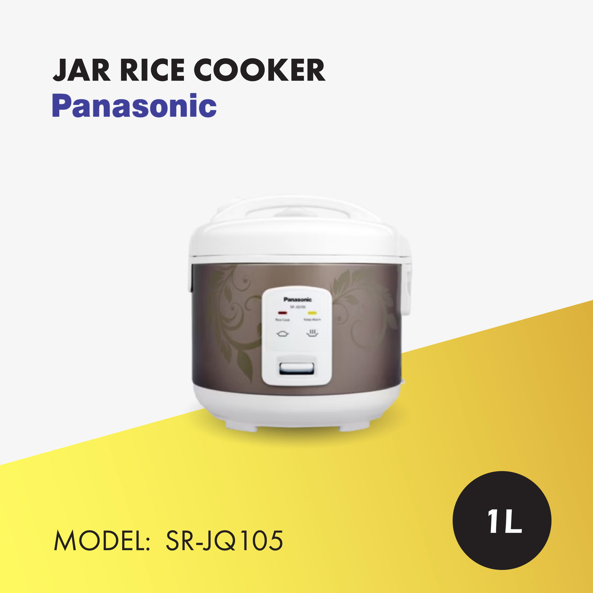 PANASONIC ELECTRIC RICE COOKER 1.0L SR-JQ105_0