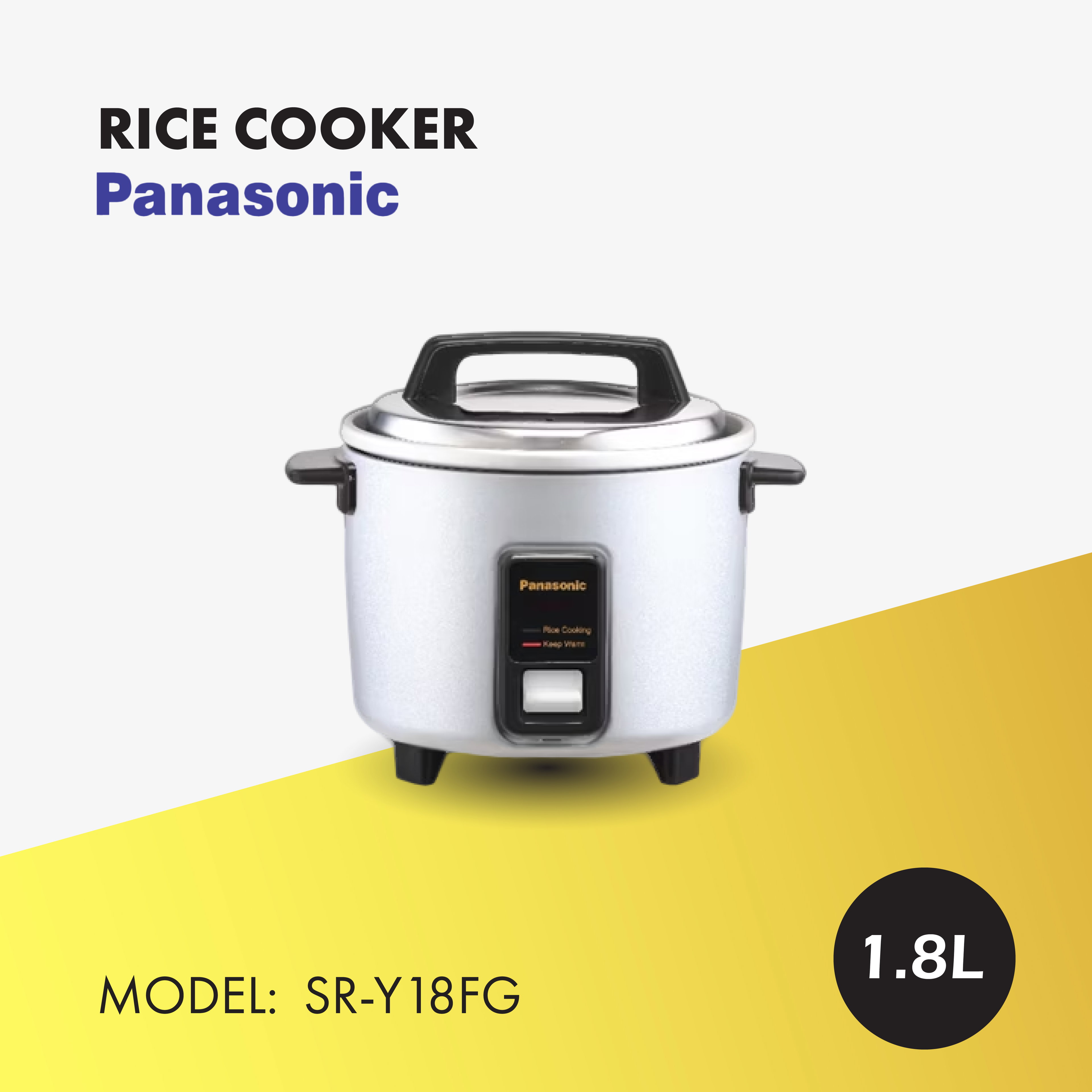 PANASONIC RICE COOKER 1.8L SR-Y18FG_0