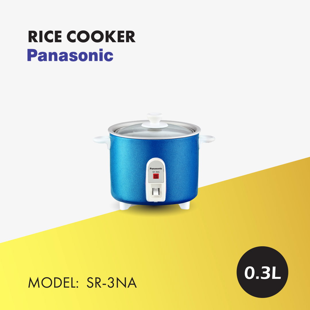 PANASONIC BABY RICE COOKER 0.3L SR-3NA BLUE