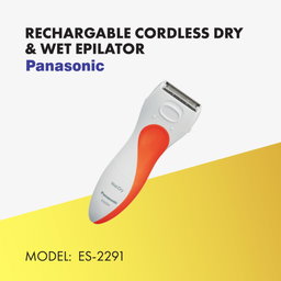 PANASONIC RECHARGABLE CORDLESS DRY & WET EPILATOR ES-2291