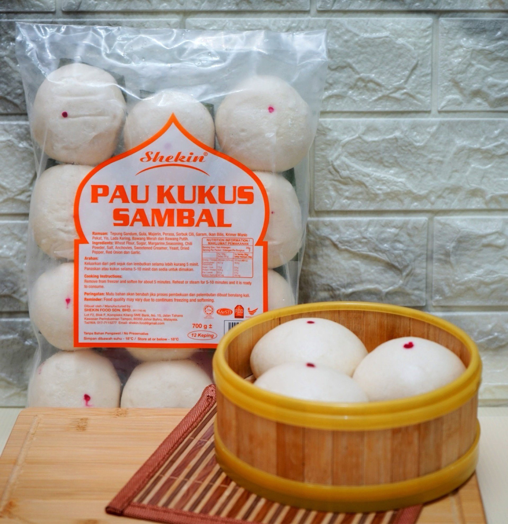 Pau Kukus Sambal 12pcs_0