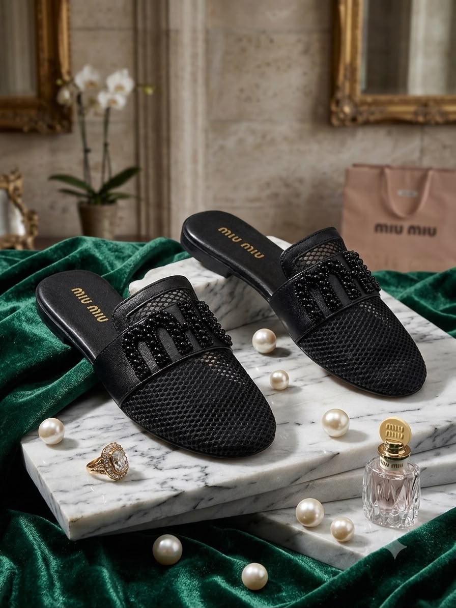 Elegant, slip-on mule-style flats_2