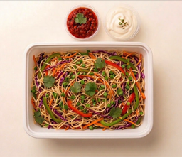 Veg Hakka Noodles (Spicy)
