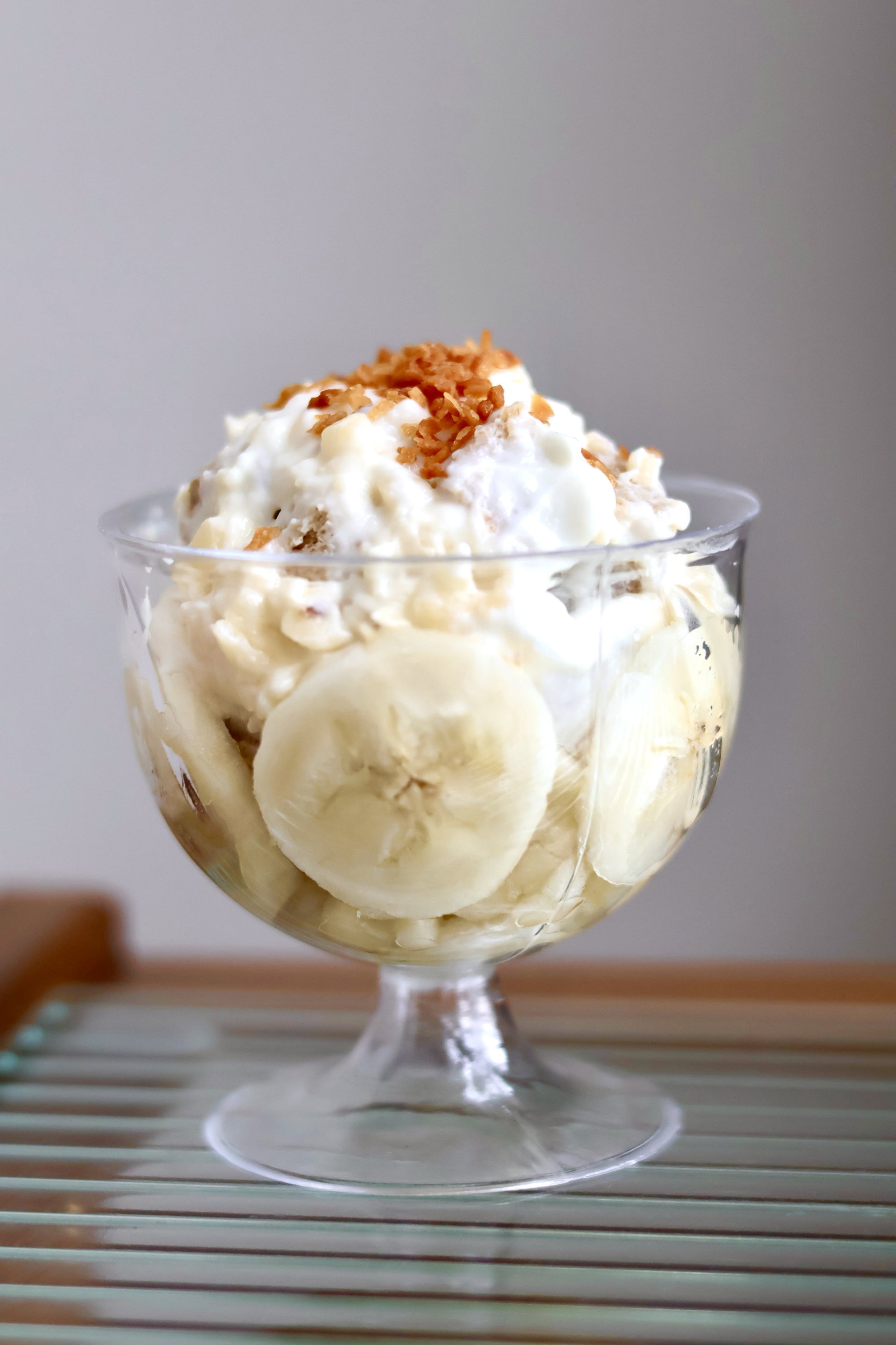 Banana Bread Pudding Greek Parfait ~110kcal_0