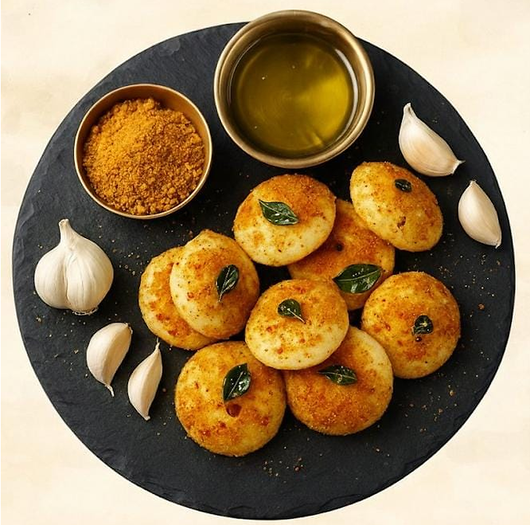 Garlic Podi Idlis_0