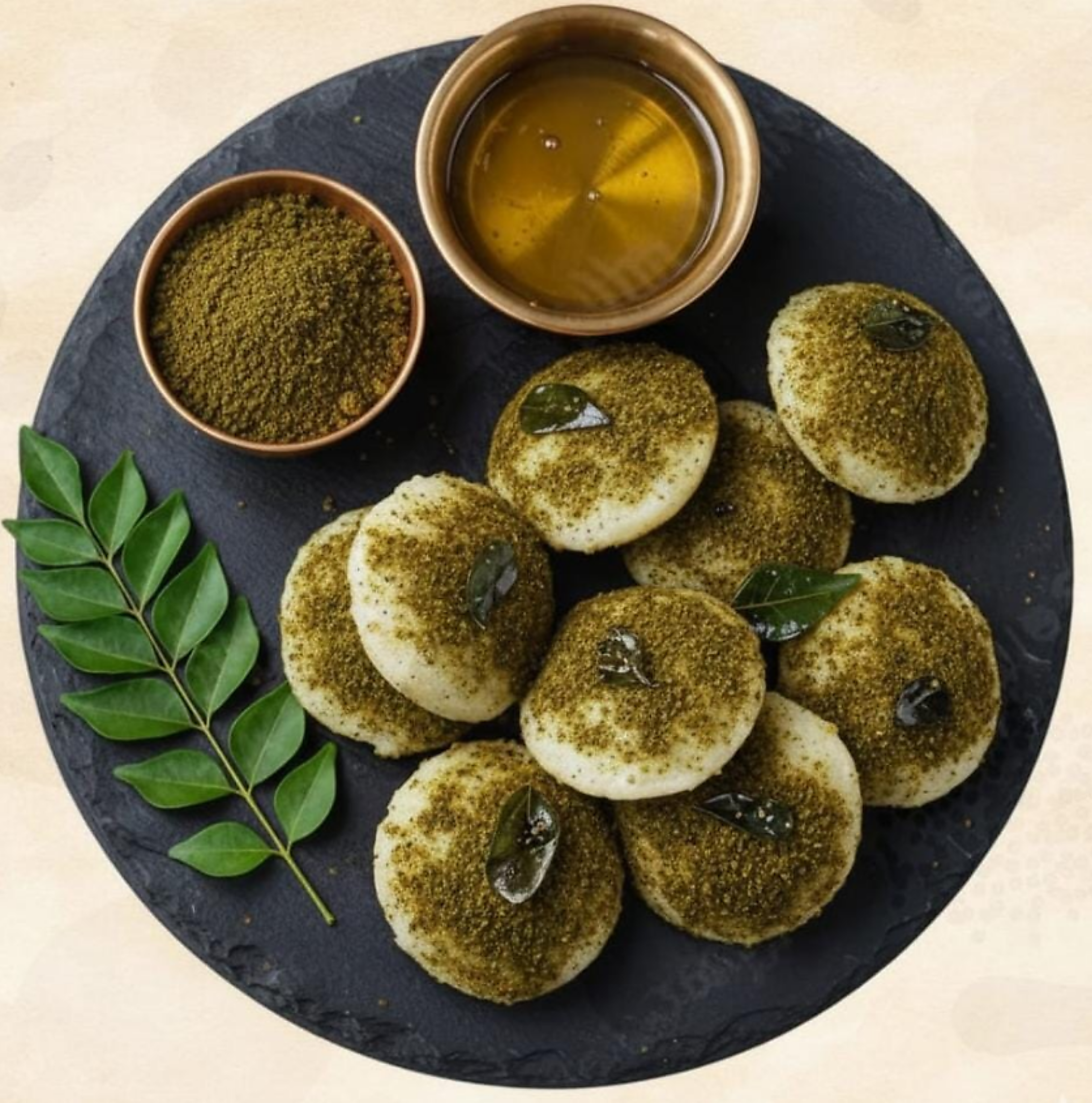 CurryLeaf Podi Idlis