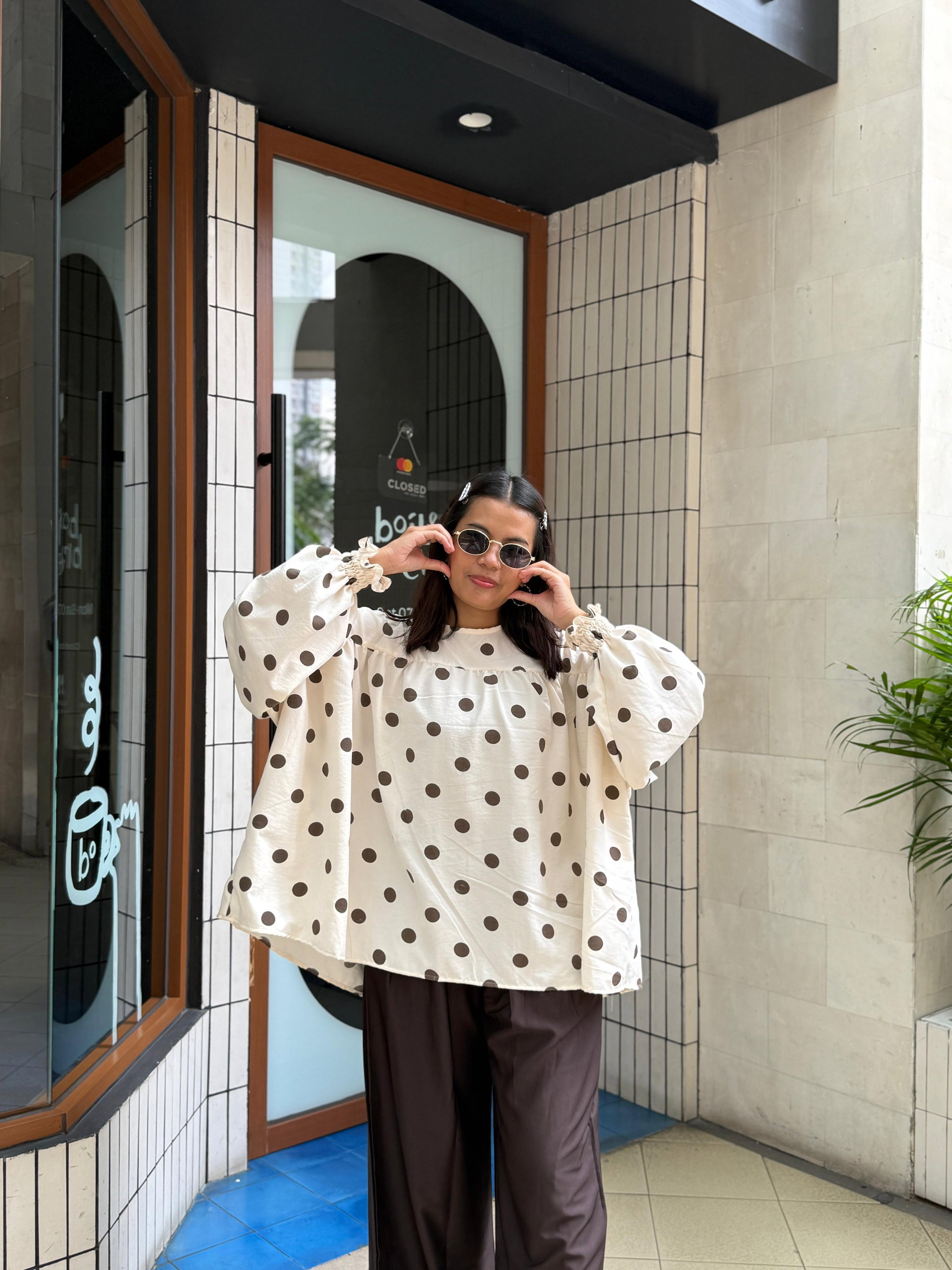 🎀 Sixties Dottie Top_0