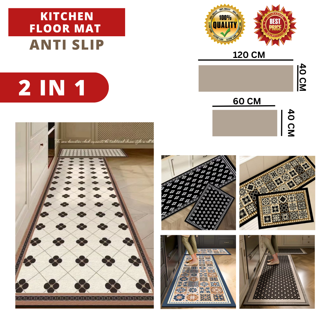 2IN1 KITCHEN FLOOR MAT ANTI SLIP_0