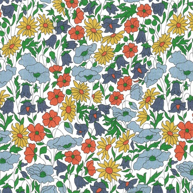 Pochette zipée matelassée liberty Poppy daisy_3