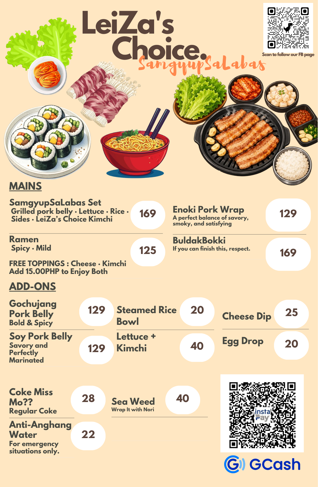 SamgyupSaLabas (Delivery Fee excluded)