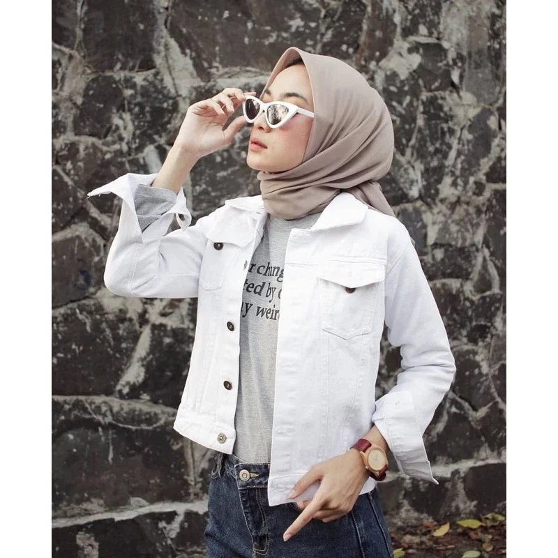BIONDY White Denim Jacket_0