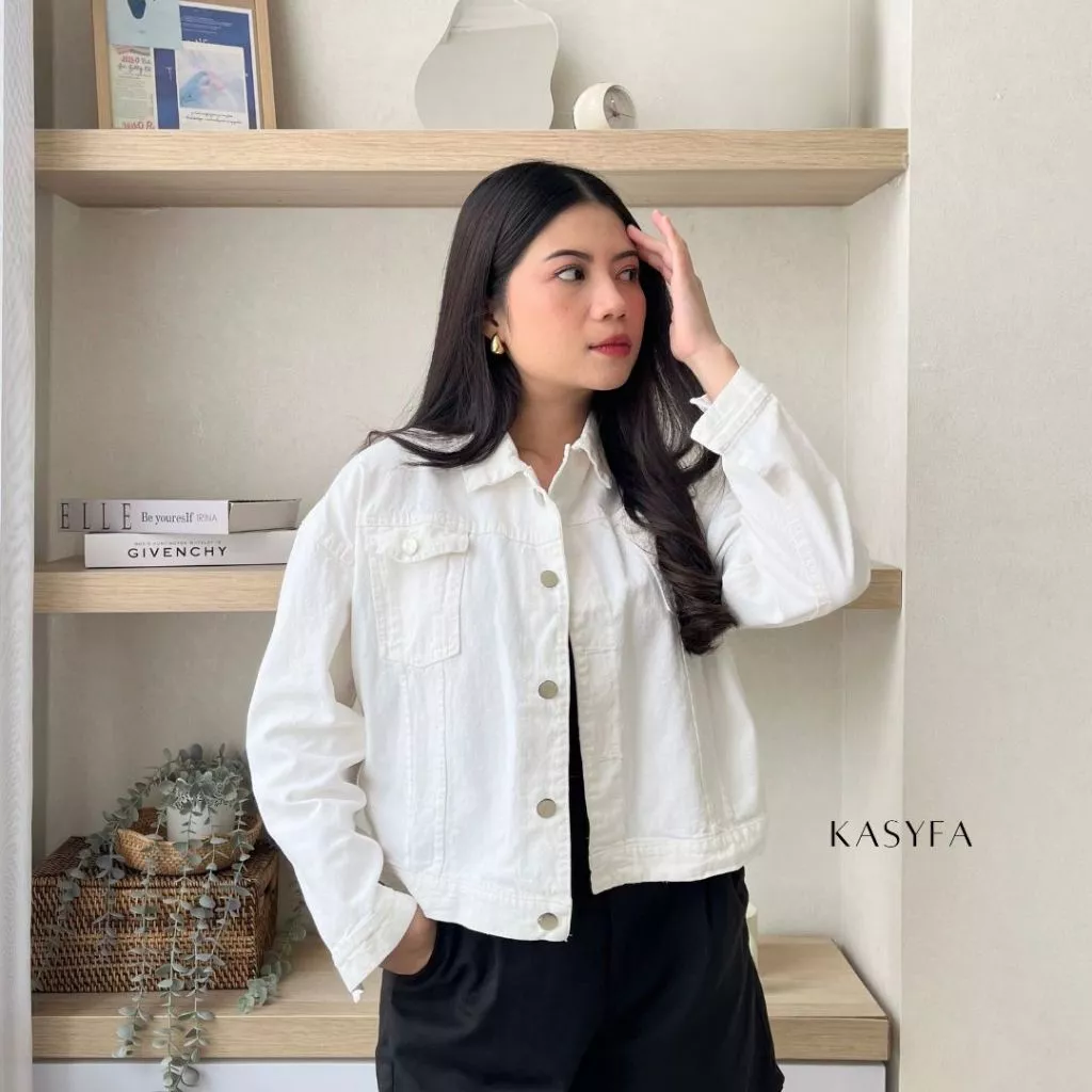 BIONDY White Denim Jacket_1