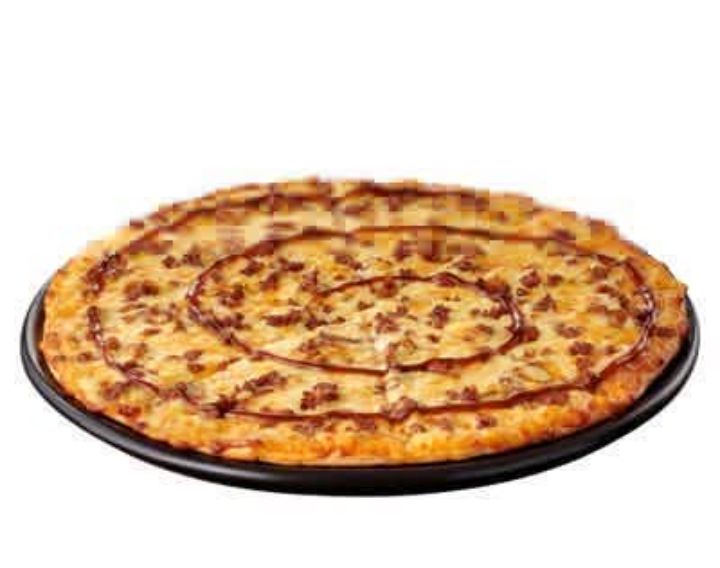 BBQ beef pizza