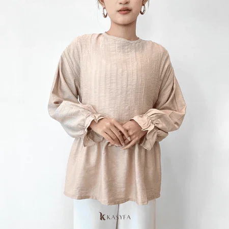 ELVIRA Pleats Blouse Korean_4