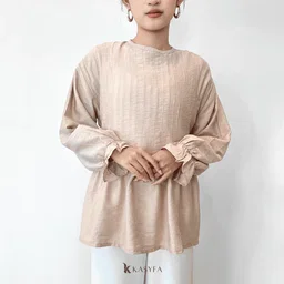 ELVIRA Pleats Blouse Korean
