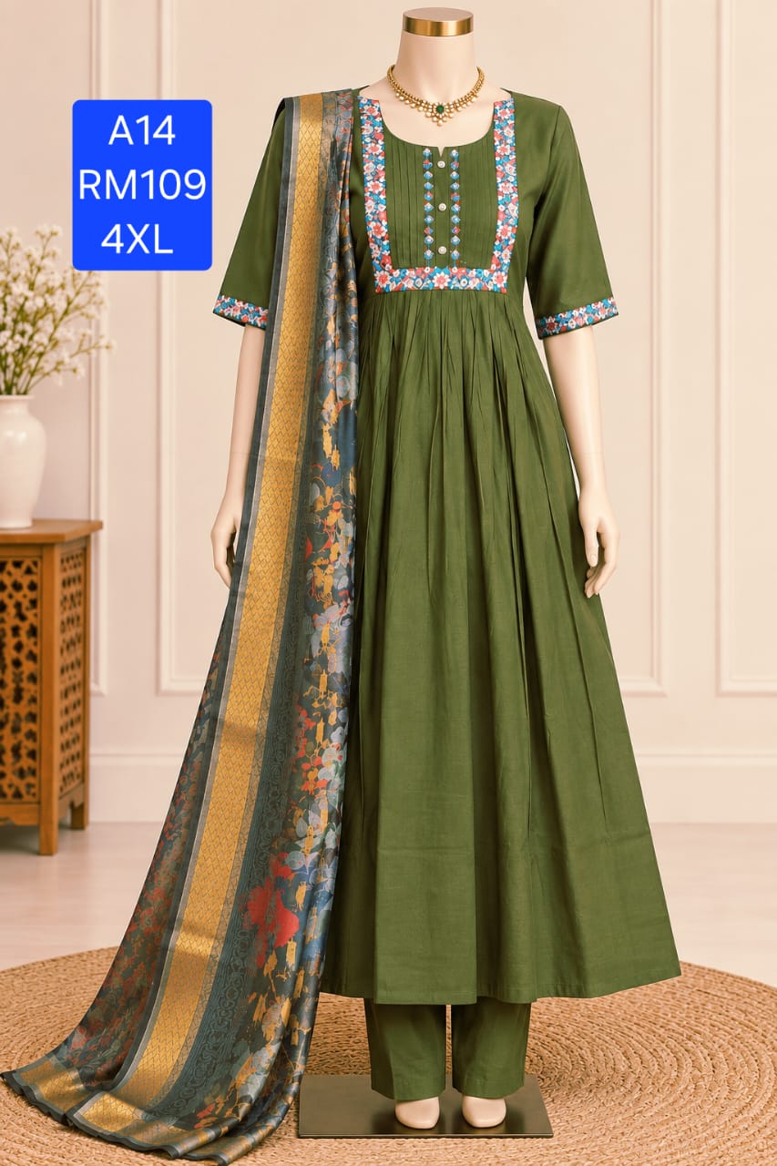 Anarkali Salwar suit A14 : 4XL