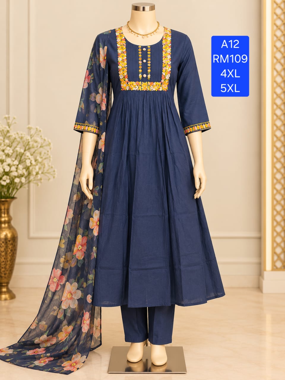 Anarkali Salwar Suit - A12 - 5XL_0