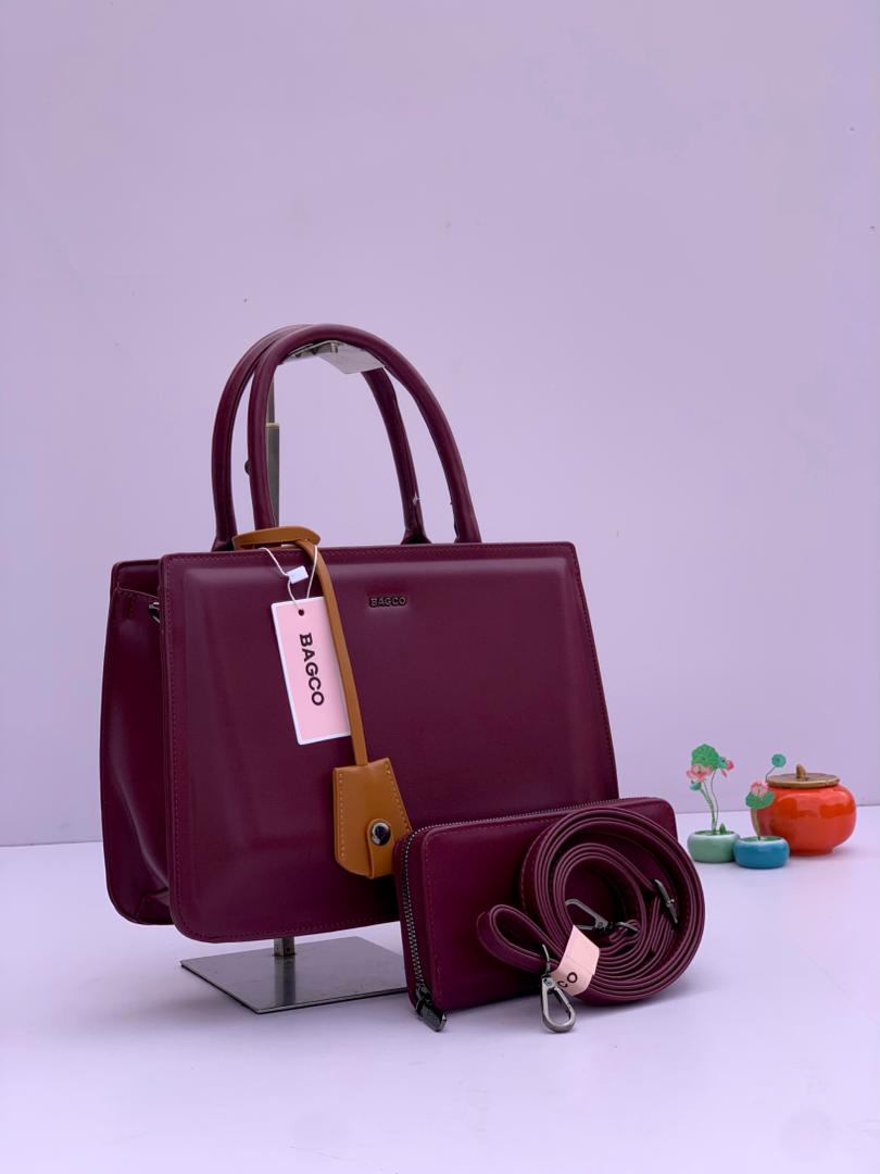 Big structured four-piece handbag set with wallet_2