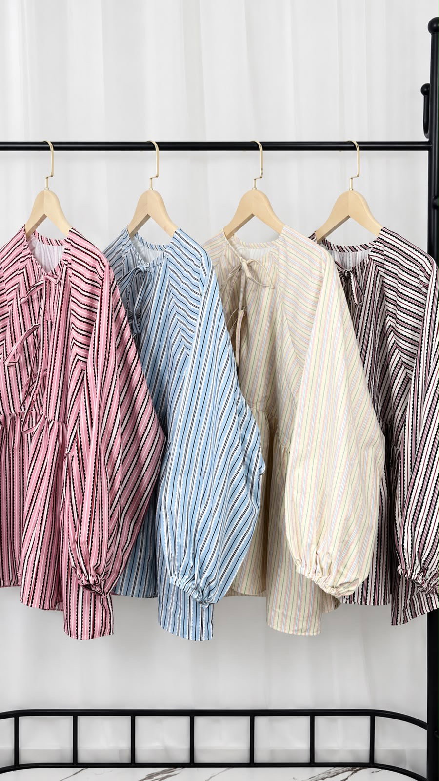 Darcie Bow & Stripe Top 🎀_1