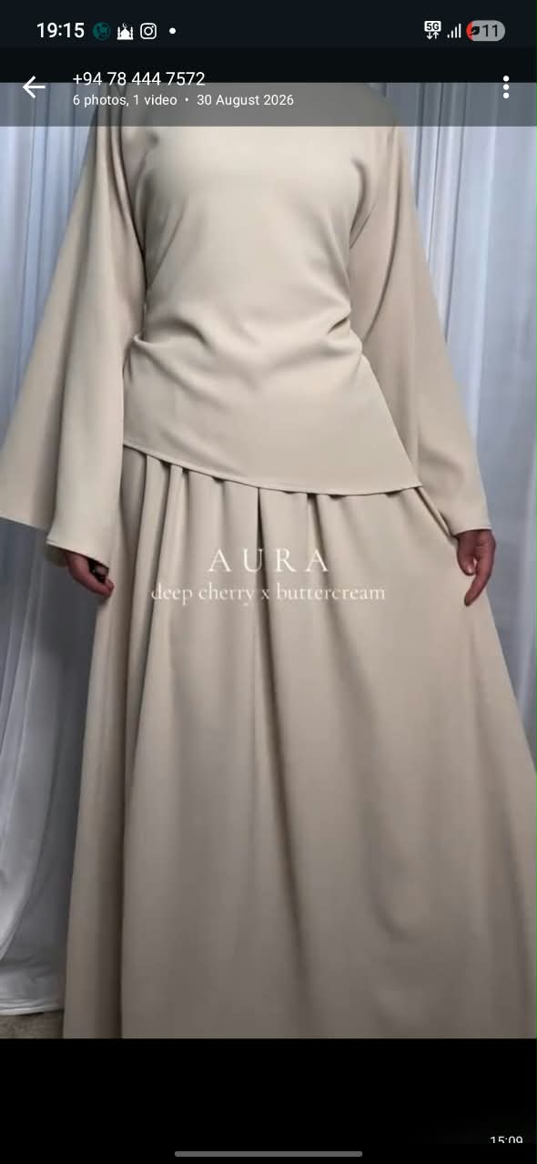 Skirt and blouse