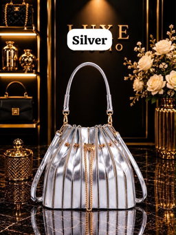 Drawstring bucket medium handbags with wallet 