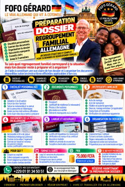 Préparation Dossier Regroupement Familial