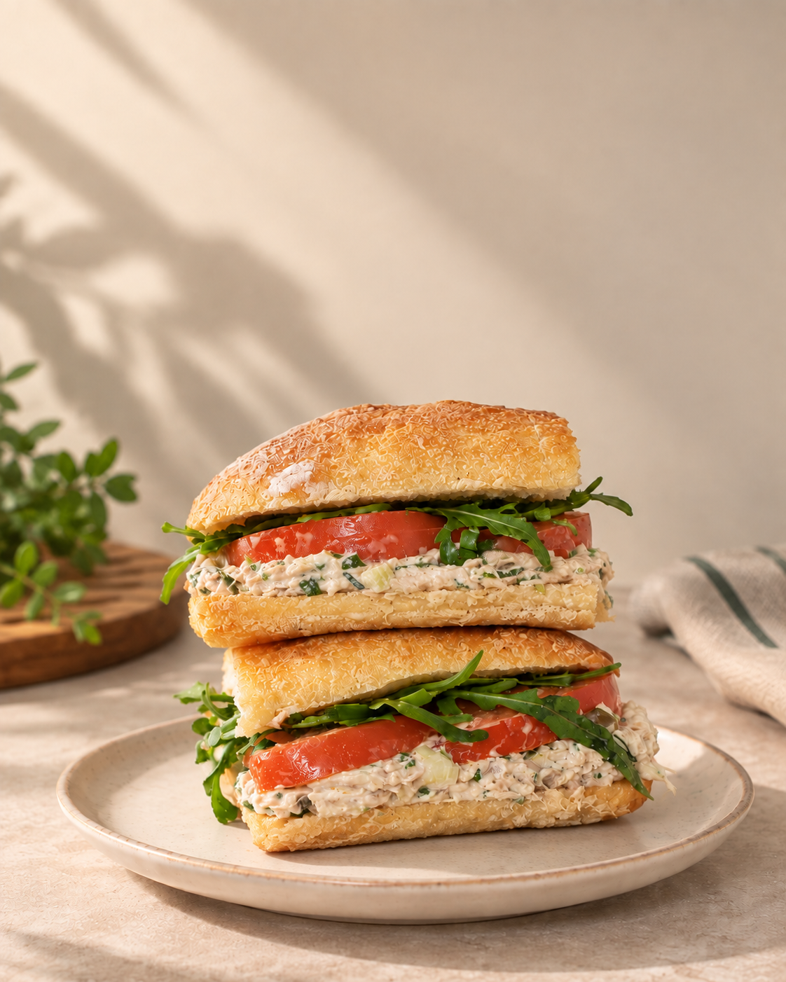 Creamy Tuna Melt Sandwich