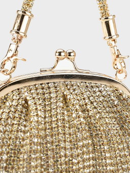 Glamorous rhinestone-encrusted evening clutch bags