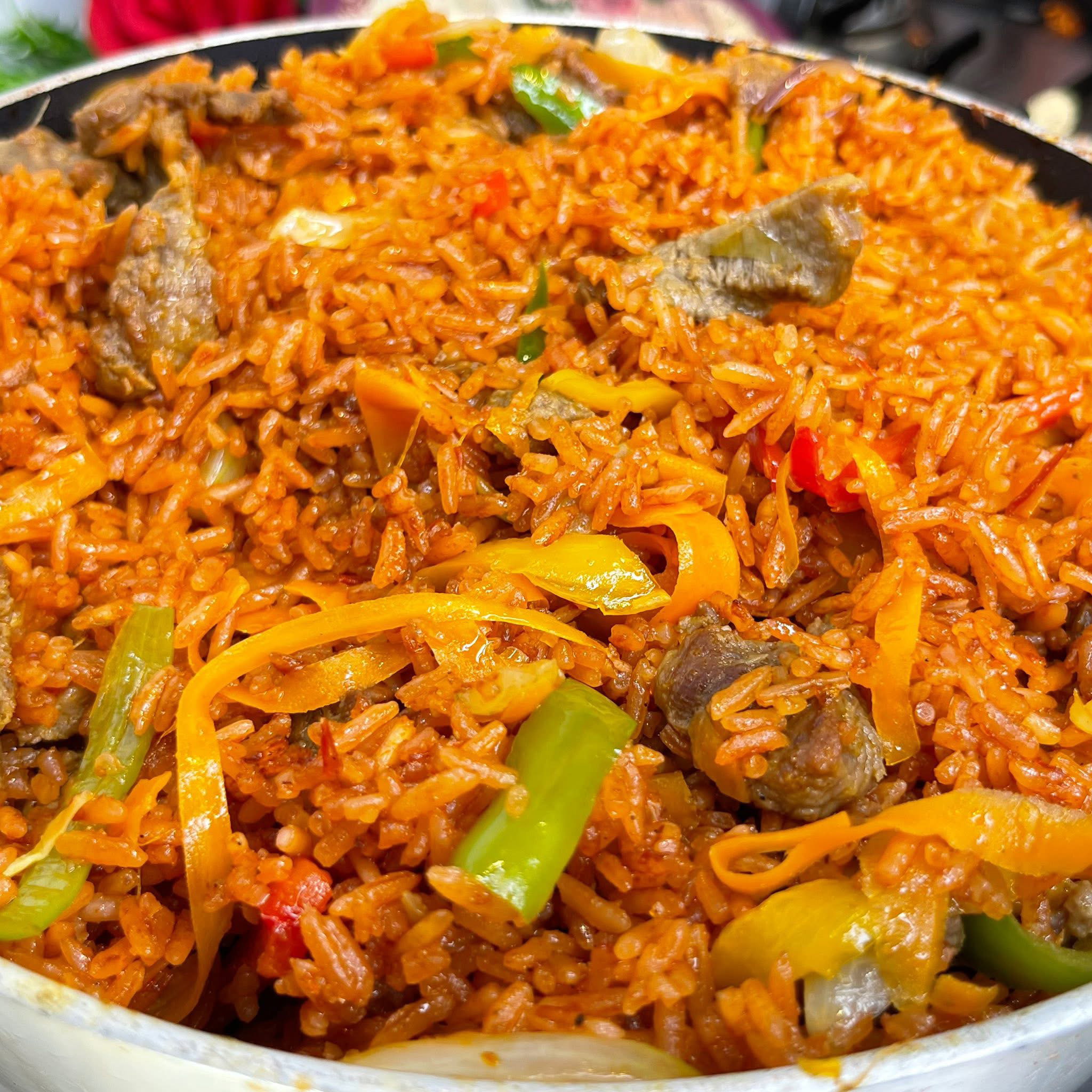 Rice Specialties{ Jollof, Fried rice, plain rice, Waakye, spaghetti and Indomie}_4