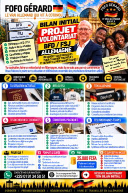 Bilan Initial Projet Volontariat - BFD / FSJ