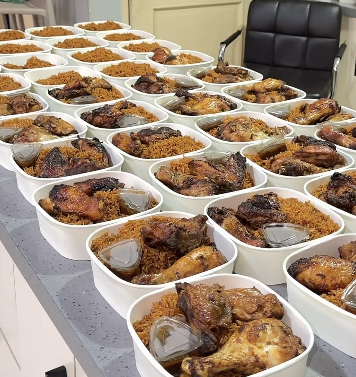 Rice Specialties{ Jollof, Fried rice, plain rice, Waakye, spaghetti and Indomie}_8