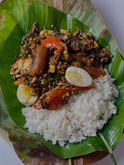 Rice Specialties{ Jollof, Fried rice, plain rice, Waakye, spaghetti and Indomie}