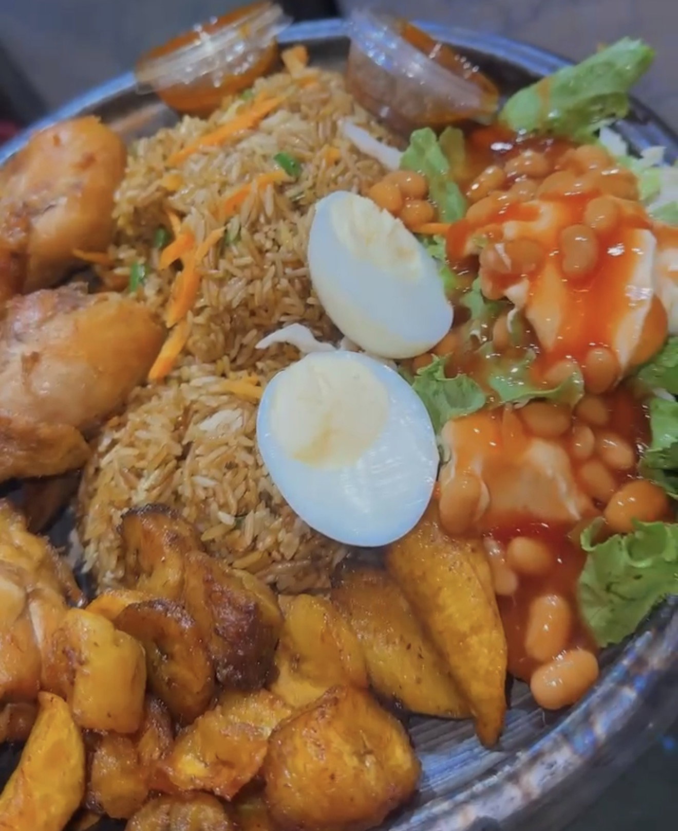 Rice Specialties{ Jollof, Fried rice, plain rice, Waakye, spaghetti and Indomie}_19