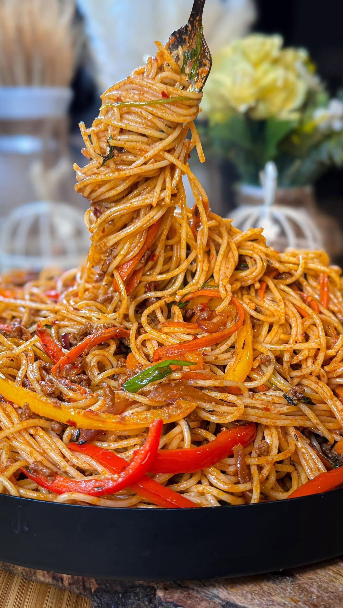 Rice Specialties{ Jollof, Fried rice, plain rice, Waakye, spaghetti and Indomie}_17
