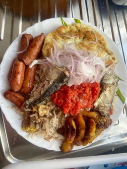 Rice Specialties{ Jollof, Fried rice, plain rice, Waakye, spaghetti and Indomie}