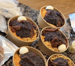 Rice Specialties{ Jollof, Fried rice, plain rice, Waakye, spaghetti and Indomie}