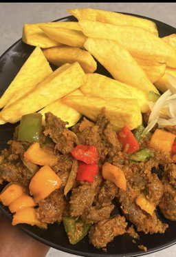 Yam chips