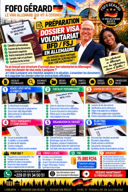 Préparation Dossier Visa Volontariat - BFD / FSJ