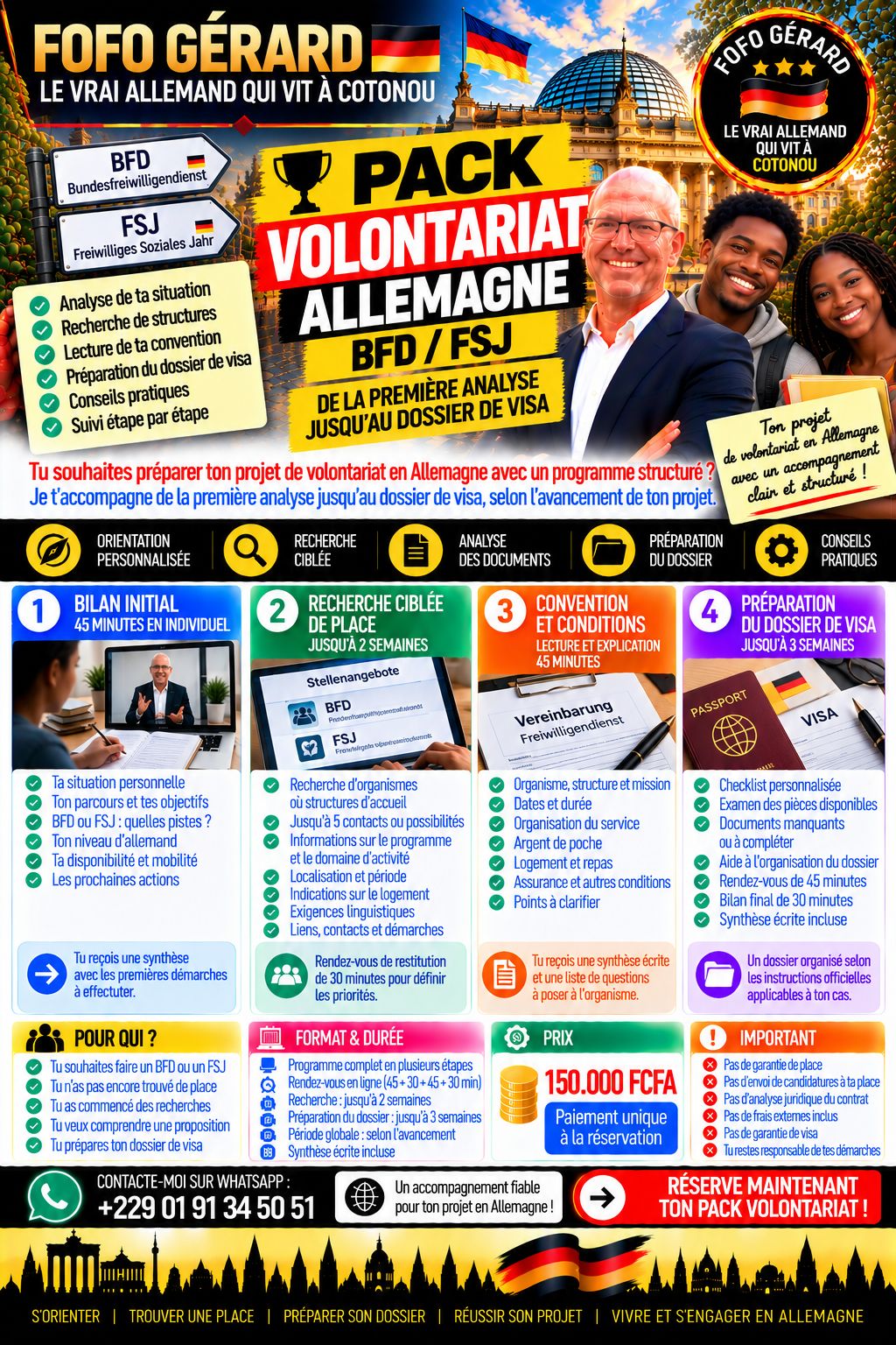 Pack Volontariat Allemagne - BFD / FSJ