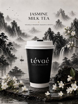 Jasmine milk tea