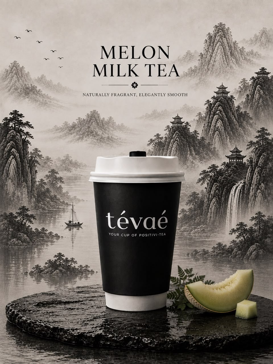 Melon milk tea_0