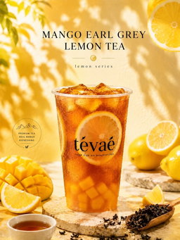 Mango earl grey lemon tea