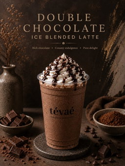 Double chocolate ice blended