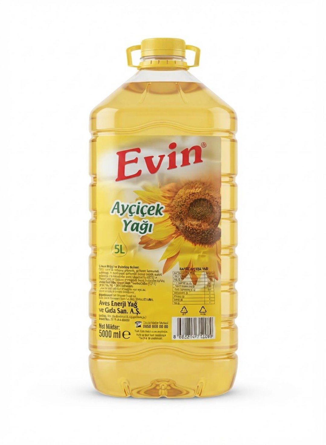 Evin Ayçiçek Yağı — 5L