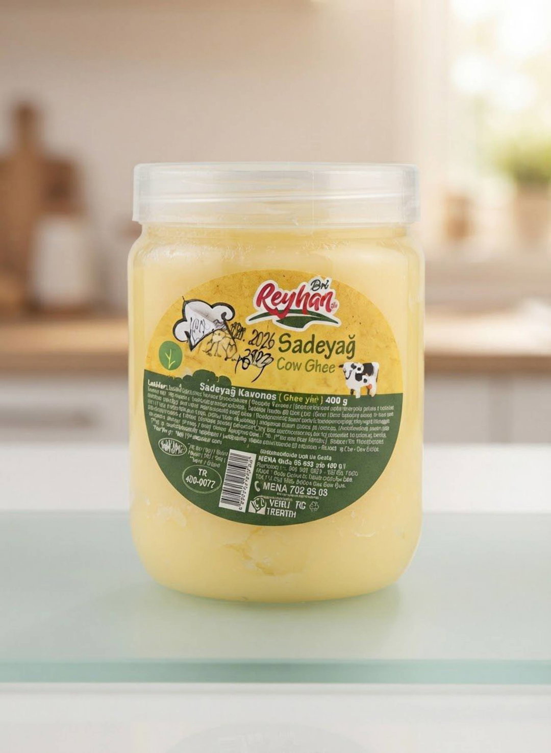 سمن بقري (ريحان) — Reyhan Sadeyağ Cow Ghee — 400 g